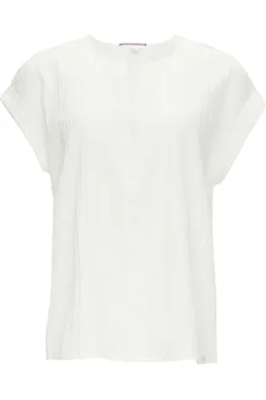 QS by s.Oliver Damen 2146380 Bluse Kurzarm, , 34