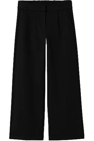 NAME IT Mädchen NKFNIMMA Straight Pant NOOS Hose, Black, 122