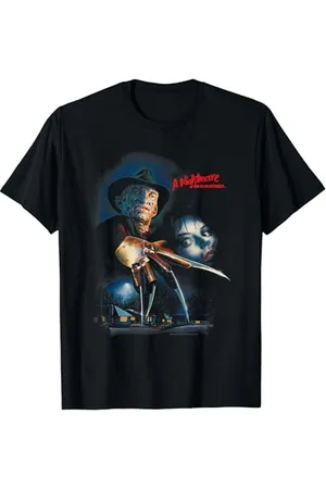 Warner Bros. Nightmare on Elm Street Elm Street Poster T-Shirt - Unisex-Erwachsene, , S
