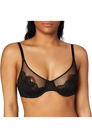 Triumph Damen Lace Spotlight W Bügel-BH, Black, 65C