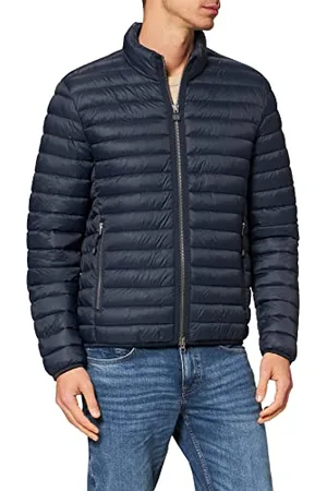 Marc O’ Polo Marc OߴPolo Herren Steppjacke mit Stehkragen leicht, (Total Eclipse), XXL