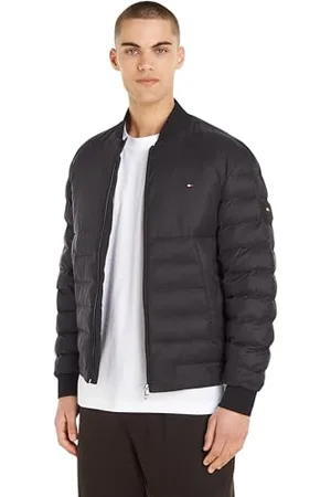Tommy Hilfiger Herren Bomberjacke Packable Recycled Quilt Bomber Steppjacke, , 32W / 30L