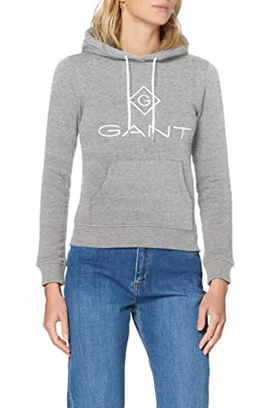 GANT Damen Lock UP Sweat Hoodie Kapuzenpullover, , S