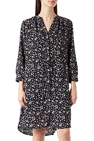 SELECTED Damen SLFDAMINA 7/8 AOP Dress B NOOS Kleid, , 36