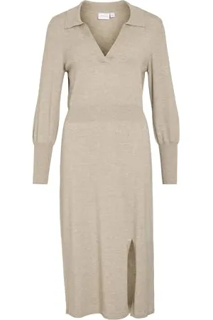 VILA Female Midikleid Strick