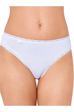 Sloggi Damen 24/7 Cotton Lace Tai Slip, White, 42