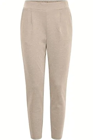 Ichi IHKATE Pique PA Damen Sweathose Sweatpants Relaxhose mit Stretch Enger Schnitt, Größe:M, Farbe: