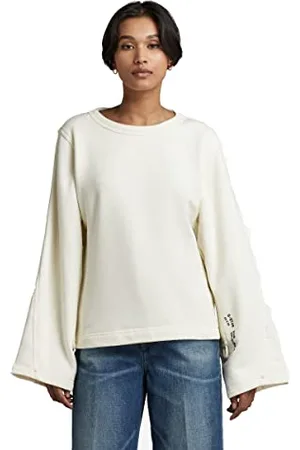 G-Star RAW Damen Adjustable Sleeve Cropped Sweatshirt