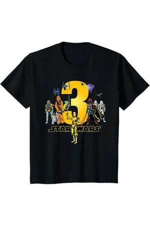 STAR WARS Kinder Classic Characters Third Birthday 3 Years Old T-Shirt