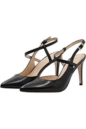Faina Damen Slingback-Pumps aus Leder, , 40 EU