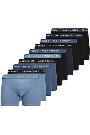 JACK & JONES JACSOLID Blue Trunks 10 Pack