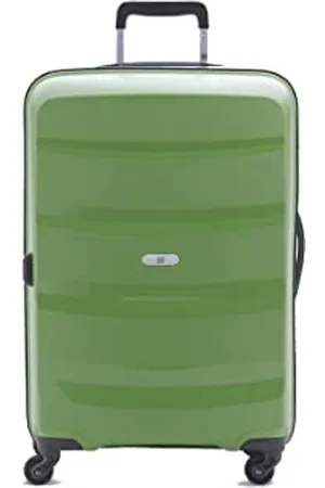Biba Reisekoffer mit Rollen Unisex aus Polypropylen, Handgepäck Koffer mit Trolley Travel Carri G CR20, Griffwagen, Reißverschluss, PP Polypropylen, Grüne Farbe