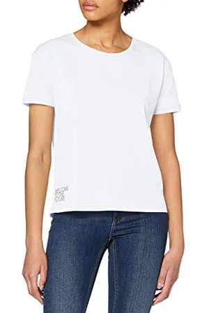 Camel Active Womenswear Damen T-Shirt Womenswear T-shirt, (WHITE 1), L