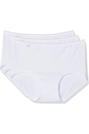 Sloggi Damen 24/7 Cotton H Midi C3P, WHITE, 50
