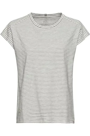 Camel Active Damen Ringelshirt aus zertifiziertem Organic Cotton Womenswear-M