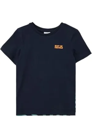 QS by s.Oliver T-Shirt mit Rückenprint Navy 92/98