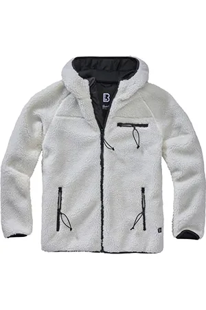 Brandit Teddyfleece Worker Jacket, Farbe: white, Größe: 3XL