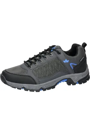 LICO Herren Indianapolis Trekkingsschuhe, Grau/Blau, 43 EU