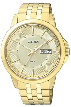 Citizen Herren Analog Quarz Uhr mit Edelstahl Armband BF2013-56PE