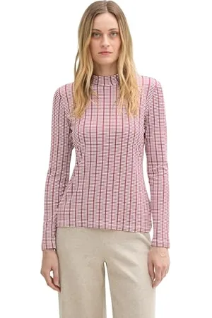 TOM TAILOR Damen Longsleeve mit Stehkragen, , XXL