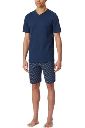 Schiesser Herren Schlafanzug kurz V-Ausschnitt - Nightwear Set, , 54