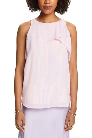 ESPRIT Damen 034ee1f318 Bluse, 698/Pastel Pink, Small