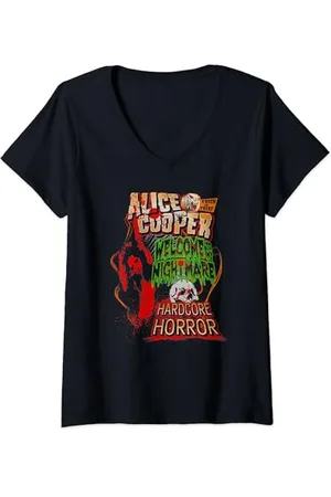 Alice Cooper – Hardcore Halloween T-Shirt mit V-Ausschnitt