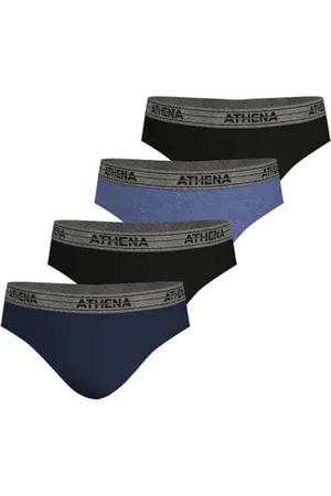 ATHENA Herren Basic Coton Ld30 Slip, , XXXL (4er Pack)