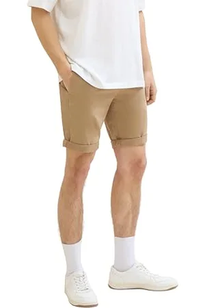 TOM TAILOR Herren Slim Chino Bermuda Shorts mit Stretch, , S