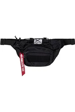Alpha Industries Unisex Tactical Waist Bag, Black, One Size