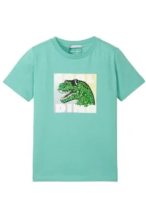 TOM TAILOR Jungen Kinder T-Shirt mit Dino-Print, , 92/98