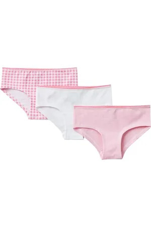 Benetton Mädchen Set 3 COULOTTE 378Y0S01R Funktionsunterwäsche, Multicolor 60A, XXL