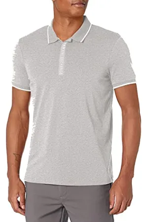 Armani Exchange Herren Logo Zip Jersey Polo Polohemd Logo Zip Jersey Polo, , M