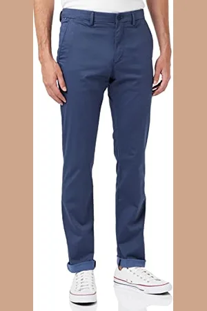 Tommy Hilfiger Herren Chino Hose Bleecker Printed Structure mit Stretch, , W40/L28