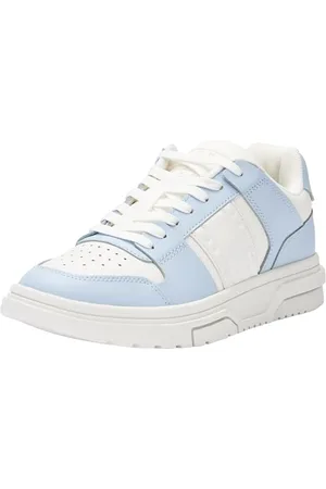 Tommy Hilfiger Damen Sneaker Tjw Skate Sneaker Mat Mix Leder, (Breezy Blue), 37 EU