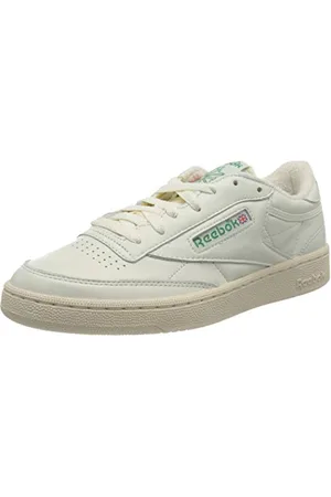 Reebok Herren Club C 1985 Tv Sneaker Sneaker, Chalk Paperwhite Glen Green, 43 EU