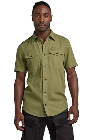 G-Star RAW Herren Marine Slim Hemd, , L