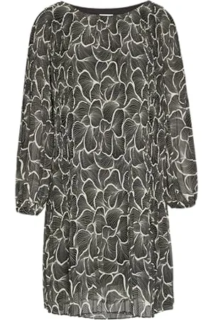 QS by s.Oliver Plisseekleid mit Allover Print