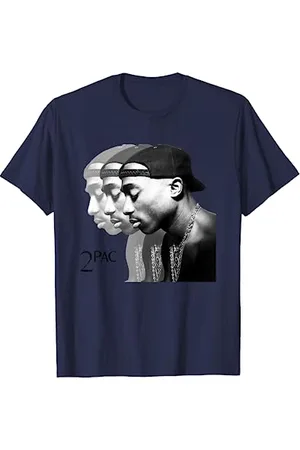 Tupac Shakur T-Shirt, Unisex Erwachsene, Musikfans, Unisex, Kurzarm, T-Shirt, , S