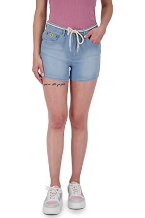 alife kickin ALIFE and Kickin JanaAK DNM A Shorts – Damen Jeans Shorts – Stylische Denim Kurze Hose für Sommer & Freizeit – Bequem & Lässig für Alltag & Urlaub M