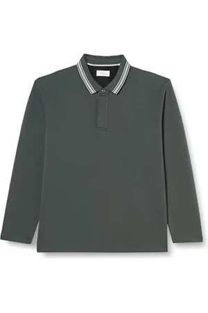 QS by s.Oliver Big Size Herren Poloshirt Langarm Green XXL