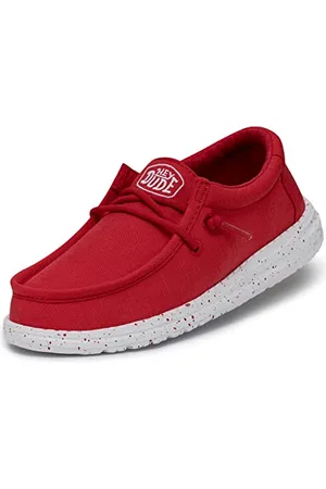 Hey dude Jungen Wally Youth Slub Canvas Moccasin, , 34 EU