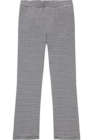 TOM TAILOR Mädchen Kinder Leggings mit Streifen 1035220, Weiß, 128-134