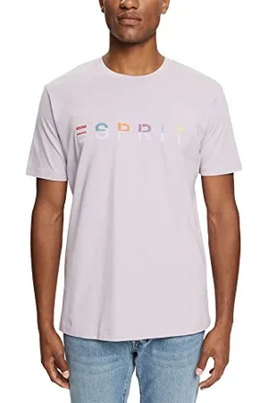 ESPRIT Herren T-Shirt 072ee2k301, Lavender, S