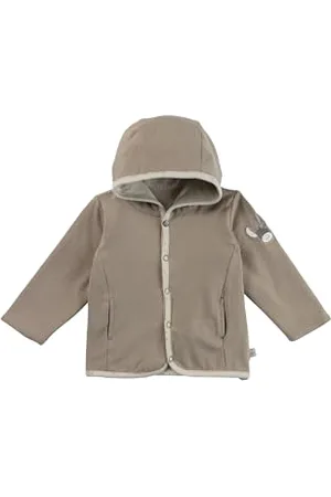 Sterntaler Babyjacke zum Wenden mit Pünktchen - mit Kapuze und Druckknöpfen - Wendeseite einfarbig mit seitlichen Eingrifftaschen - Unisex Sommerjacke für Baby und Kleinkind, , Größe 74