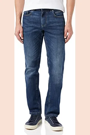 Camel Active Herren Relaxed Fit 5-Pocket Jeans aus Baumwolle 30 menswear-34/30