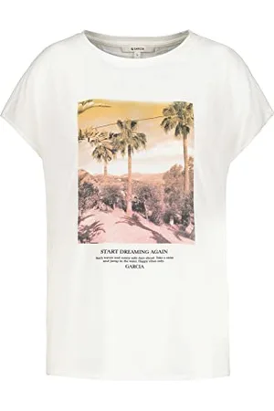Garcia Damen Short Sleeve T-Shirt, , M