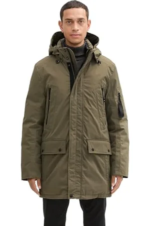 TOM TAILOR Herren Artic Parka mit abnahmbarer Kapuze, , XXL