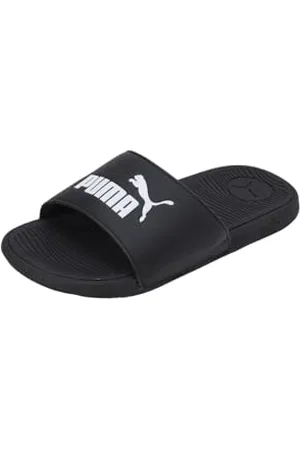 PUMA COOL CAT 2.0 JR Schiebe-Sandalen, Black White, 39 EU