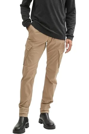 TOM TAILOR Herren 1042567 Tapered Cargo Hose, 32240-Mountain Taupe, 31-35